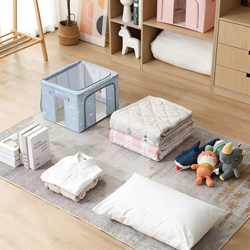 Gabardine Stackable Clothes Storage Organizer Box