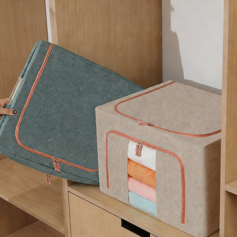 Household Linen Clothing Storage Box Organizer