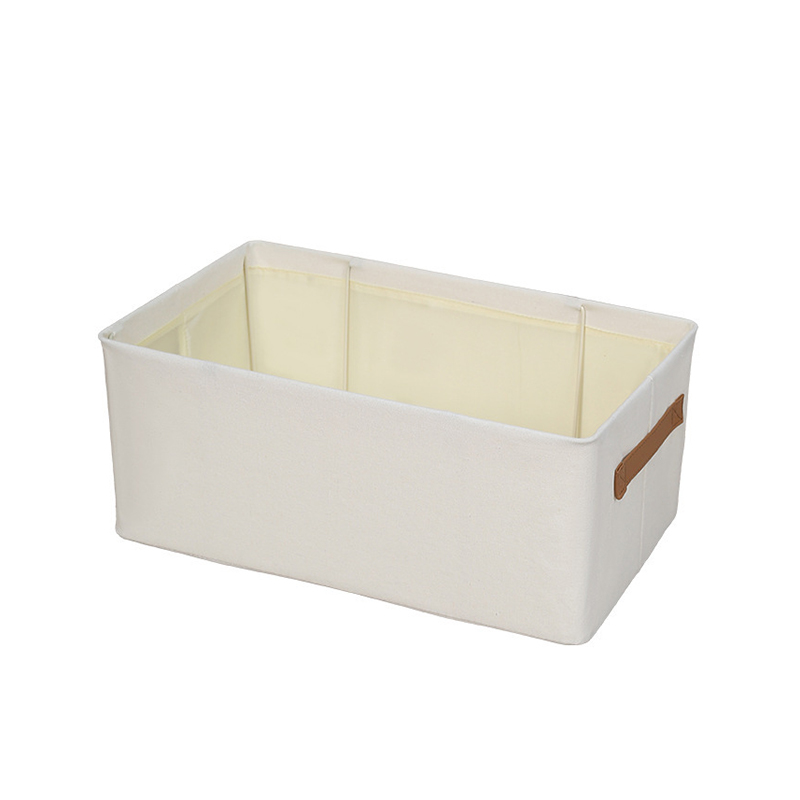 High-Grade Cotton And Linen Storage Box with Handle